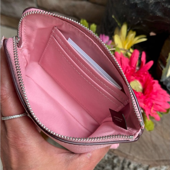 Authentic COACH pebbled leather"ICECREAM" zip top wristlet - Picture 7 of 12